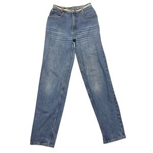 Lawman Vintage Jeans Womens Size 7 Blue Denim Straight Leg High Rise Waist